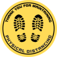 Physical+Distancing+Stickers+4%22x4%22
